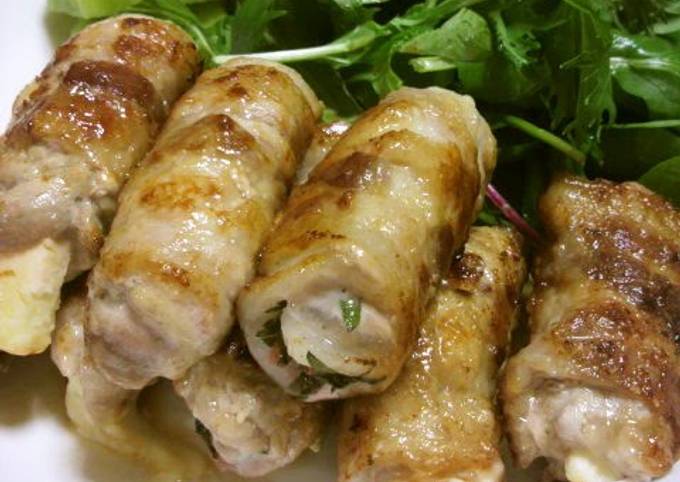 Step-by-Step Guide to Make Award-winning Pork and Pickled Plum Cheese Rolls