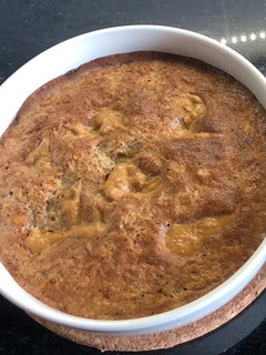 Foto de Bolo de banana com pasta de amendoim