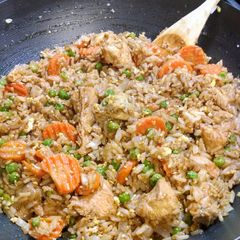A picture of Chicken Fried Rice.