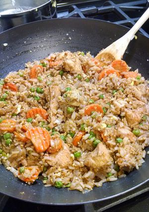 A picture of Chicken Fried Rice.