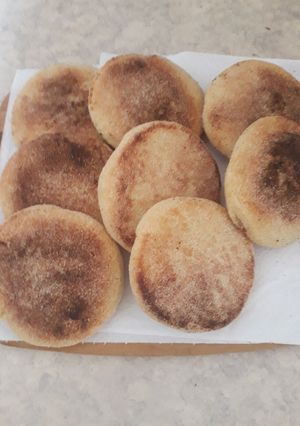 Une photo de Aujourd'hui pour le goûter harcha au fromage