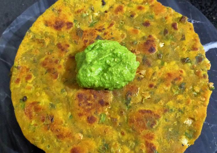 Simple Way to Prepare Speedy Hariyali Paratha