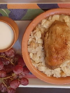 صورة لوصفة تريدة بالدجاج