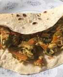 TACOS DE POLLO Y VERDURAS con rapiditas/fajitas/tortillas caseras! 🇲🇽