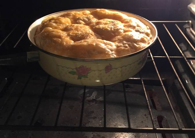 Rice And Broccoli Pot Pie