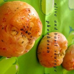 A picture of Little Sausage Buns With Olive Oil.