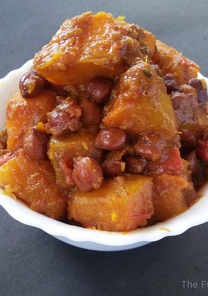 A picture of Pumpkin masala with Chickpea.