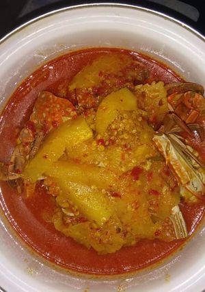 Foto resep Kepiting Nanas Santan Habang