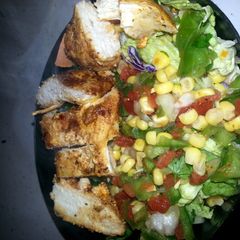 A picture of southwest grilled chicken salad.