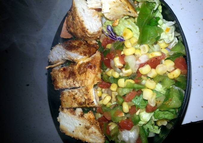 southwest grilled chicken salad