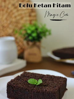 Foto resep 40. Bolu Ketan Hitam Magic Com