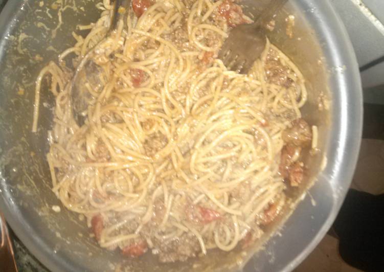 Recipe of Quick Taco spaghetti