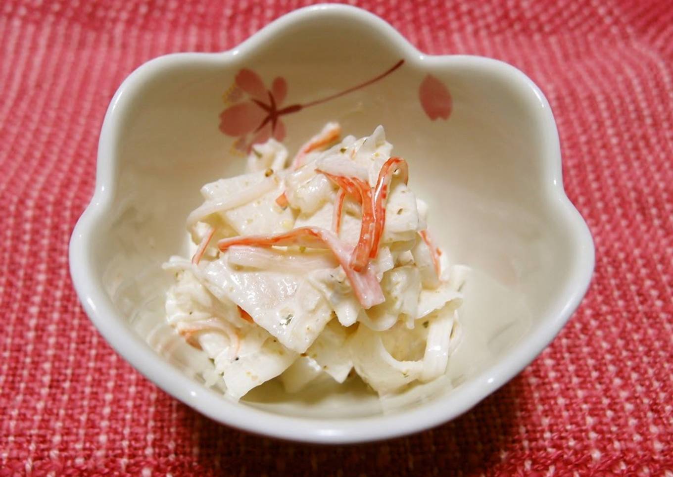 Daikon Radish & Crab Mayonnaise Salad
