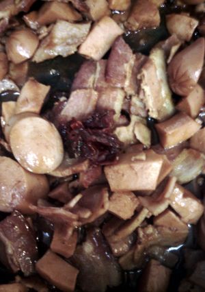 A picture of Chiplote bacon breakfast.