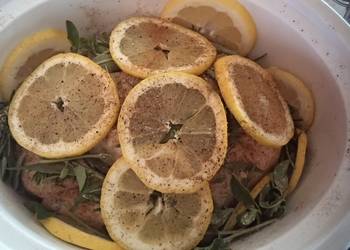 How to Prepare Perfect Crockpot Lemon  Herb Chicken WGravy