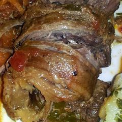 A picture of Sheree's Rouladen.