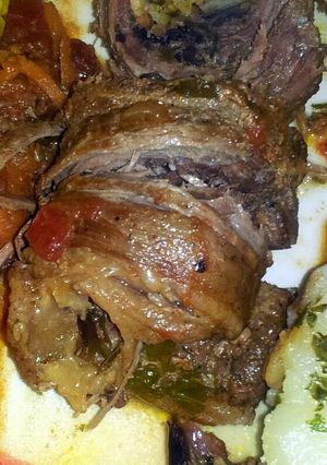 A picture of Sheree's Rouladen.