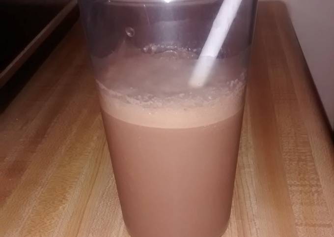 Protein and frappe drink