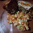 Pernil de cerdo con salsa criollita