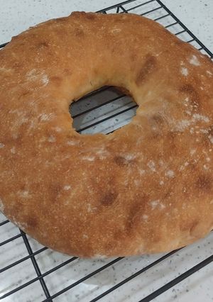 عکسی از دستور نان بدون ورز راحت با بافت پنبهای🥞