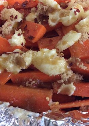 A picture of Maple glazed spicy carrots.