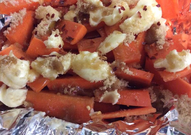 Maple glazed spicy carrots Maple glazed spicy carrots