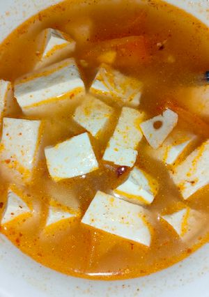 Foto resep Sup Tahu Pedas