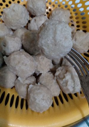 Foto resep Bakso / pentol ayam