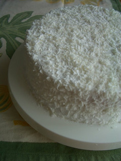 A picture of Hawaiian Coconut Cake.