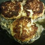 Crab and scallop cakes