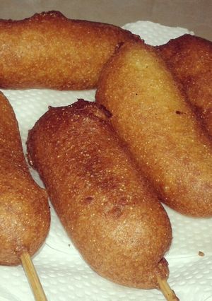 A picture of Corndogs.