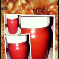 A picture of AMIEs PASTA with TOMATO SAUCE (version1)AMIEs PASTA al SUGO di POMODORO (versione 1).