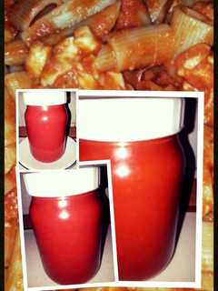 A picture of AMIEs PASTA with TOMATO SAUCE (version1)AMIEs PASTA al SUGO di POMODORO (versione 1).