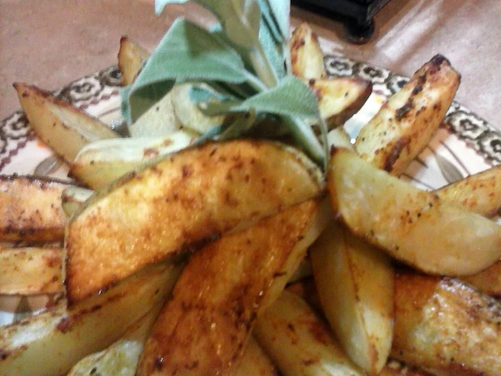 Recipe Roasted potato wedges the Can Spoil the Tongue You can take Joss in your mouth