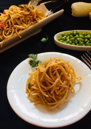 A picture of Veg spaghitee.