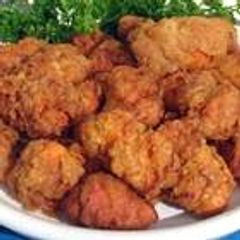 A picture of Fried Chicken Chunks (Chicharrones De Pollo) Dominican.