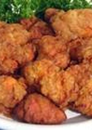 A picture of Fried Chicken Chunks (Chicharrones De Pollo) Dominican.