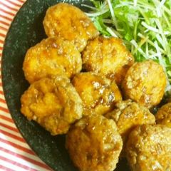 A picture of Healthy Minced Chicken and Tofu Tsukune.
