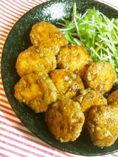 A picture of Healthy Minced Chicken and Tofu Tsukune.