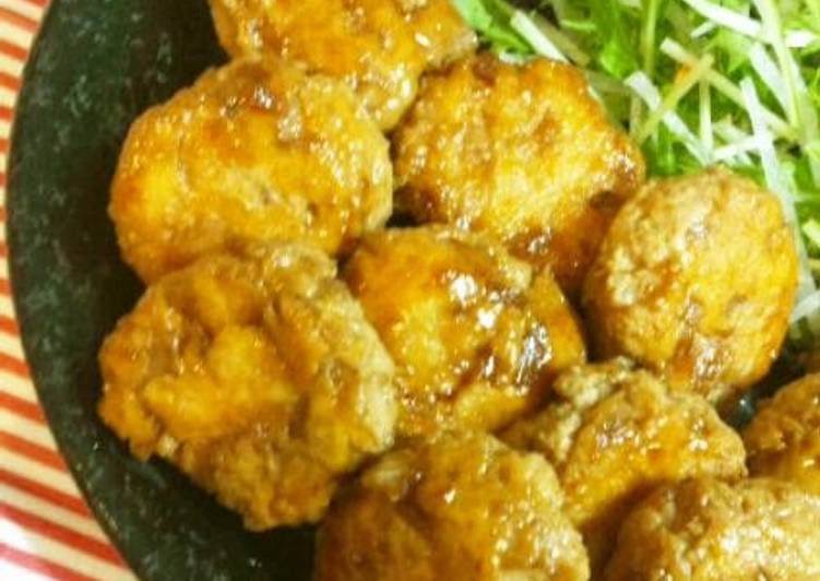 Recipe of Super Quick Homemade Healthy Minced Chicken and Tofu Tsukune