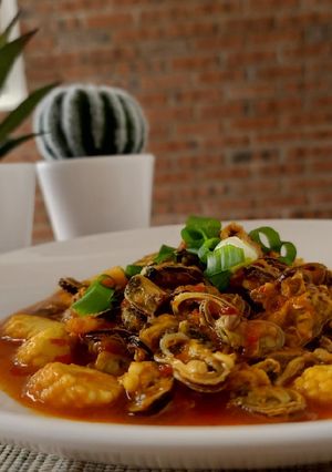 Foto resep Kerang hijau saus padang