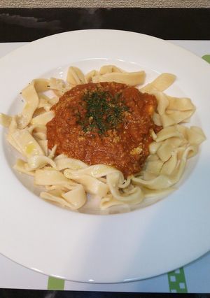 A picture of Spicy Meat Sauce for Homemade Pasta.