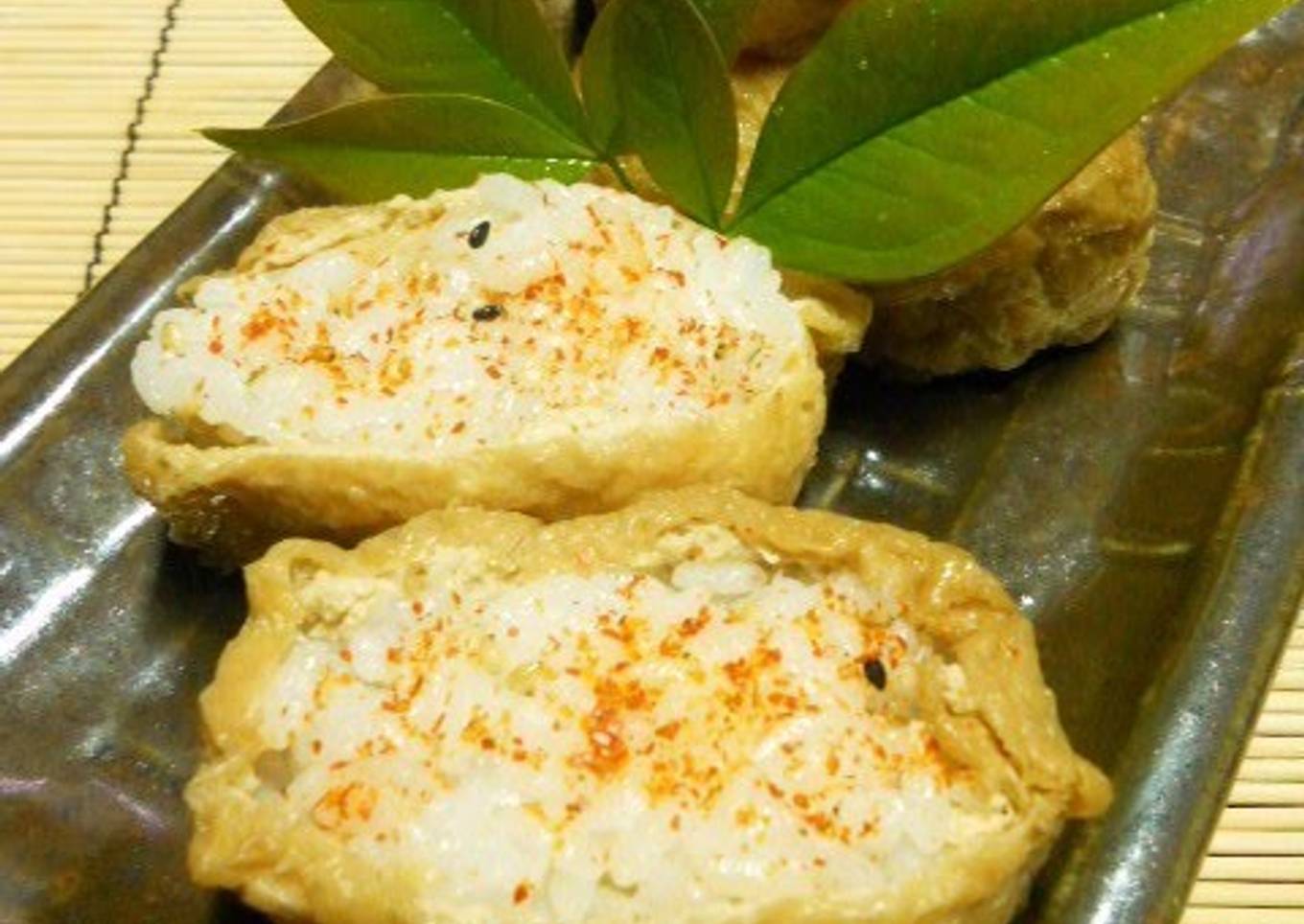 Inari Sushi with a Twist - Spicy Inari Sushi