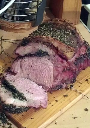 A picture of Vickys Roast Pork with Apple Gravy, Gluten, Dairy, Egg-Free & Soy-Fre.