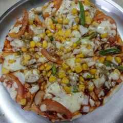 Veg pizza without oven A picture of Veg pizza without oven.