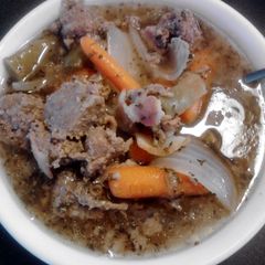A picture of Bacon N Bratwurst Soup.