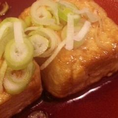 A picture of Shallow-Fried Tofu in Sauce.