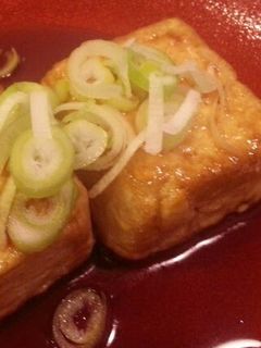A picture of Shallow-Fried Tofu in Sauce.