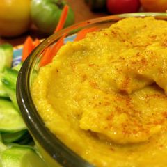 A picture of Grilled Vegetable Hummus.