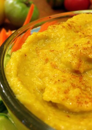 A picture of Grilled Vegetable Hummus.